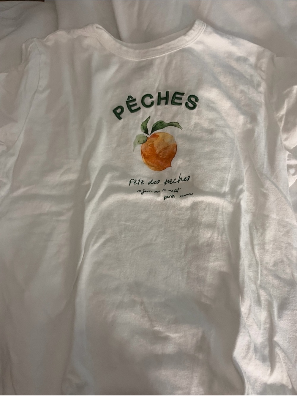 Abercrombie & Fitch White Skimming Tee